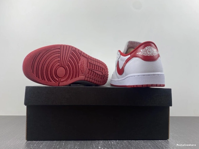 MaikeSneakers 1 Varsity White 705329-101 Jordan Low Red Retro 0711